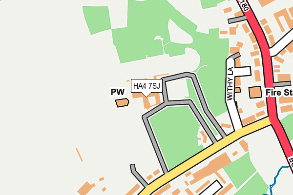 HA4 7SJ map - OS OpenMap – Local (Ordnance Survey) HA4 7SJ map - OS OpenMap – Local (Ordnance Survey)