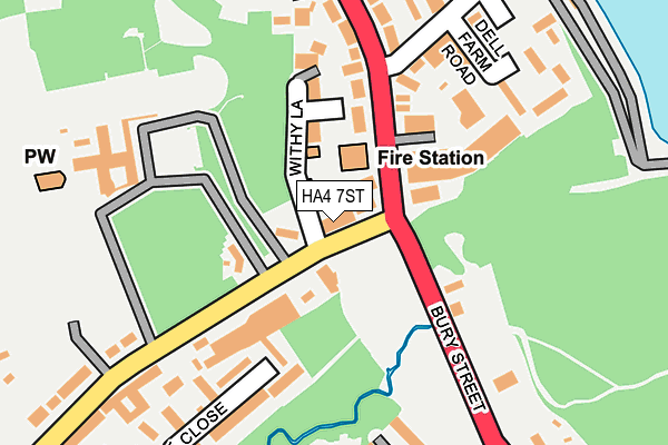 HA4 7ST map - OS OpenMap – Local (Ordnance Survey) HA4 7ST map - OS OpenMap – Local (Ordnance Survey)