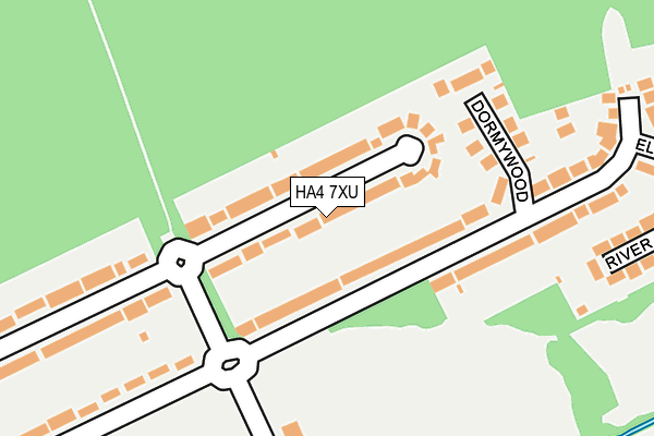 HA4 7XU map - OS OpenMap – Local (Ordnance Survey) HA4 7XU map - OS OpenMap – Local (Ordnance Survey)