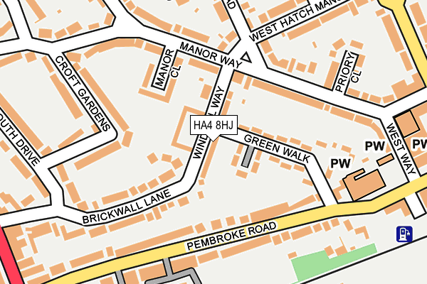 HA4 8HJ map - OS OpenMap – Local (Ordnance Survey) HA4 8HJ map - OS OpenMap – Local (Ordnance Survey)