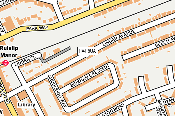 HA4 8UA map - OS OpenMap – Local (Ordnance Survey) HA4 8UA map - OS OpenMap – Local (Ordnance Survey)