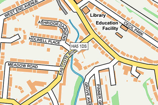 HA5 1DS map - OS OpenMap – Local (Ordnance Survey) HA5 1DS map - OS OpenMap – Local (Ordnance Survey)