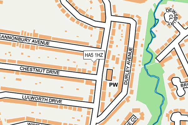 HA5 1HZ map - OS OpenMap – Local (Ordnance Survey) HA5 1HZ map - OS OpenMap – Local (Ordnance Survey)