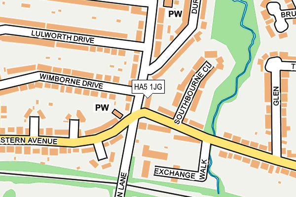 HA5 1JG map - OS OpenMap – Local (Ordnance Survey) HA5 1JG map - OS OpenMap – Local (Ordnance Survey)