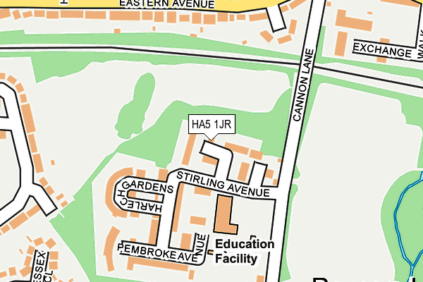 HA5 1JR map - OS OpenMap – Local (Ordnance Survey) HA5 1JR map - OS OpenMap – Local (Ordnance Survey)