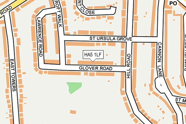 HA5 1LF map - OS OpenMap – Local (Ordnance Survey) HA5 1LF map - OS OpenMap – Local (Ordnance Survey)