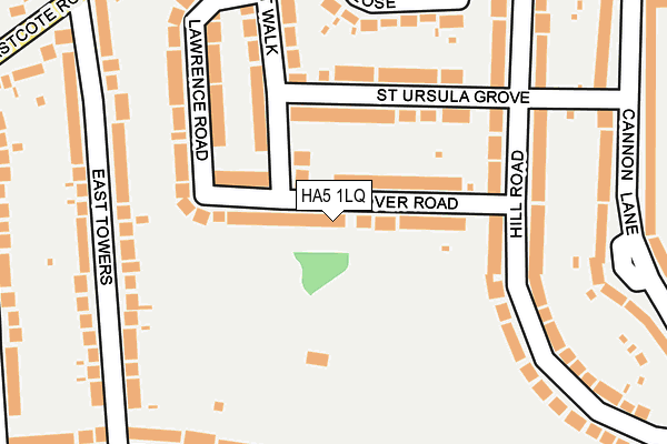 HA5 1LQ map - OS OpenMap – Local (Ordnance Survey) HA5 1LQ map - OS OpenMap – Local (Ordnance Survey)