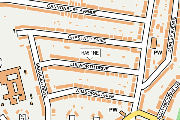 HA5 1NE map - OS OpenMap – Local (Ordnance Survey) HA5 1NE map - OS OpenMap – Local (Ordnance Survey)