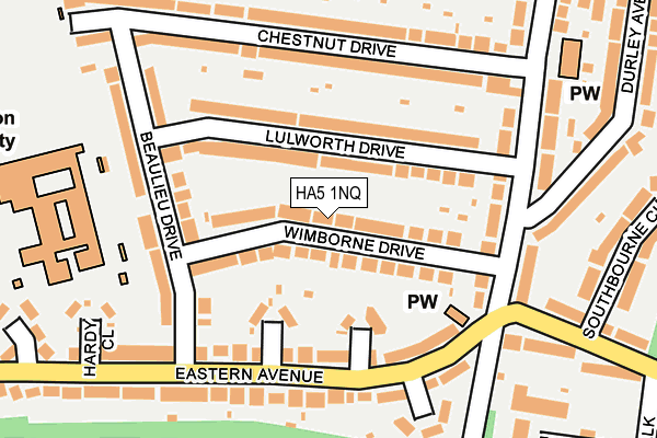 HA5 1NQ map - OS OpenMap – Local (Ordnance Survey) HA5 1NQ map - OS OpenMap – Local (Ordnance Survey)
