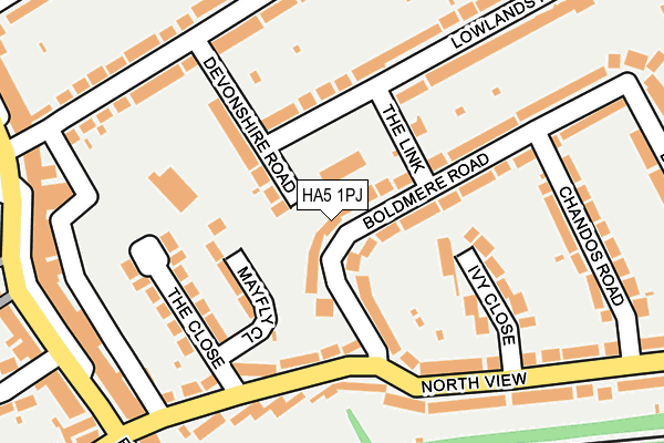 HA5 1PJ map - OS OpenMap – Local (Ordnance Survey) HA5 1PJ map - OS OpenMap – Local (Ordnance Survey)