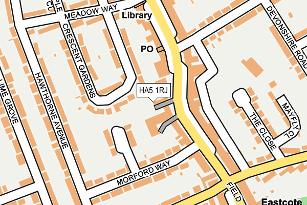 HA5 1RJ map - OS OpenMap – Local (Ordnance Survey) HA5 1RJ map - OS OpenMap – Local (Ordnance Survey)