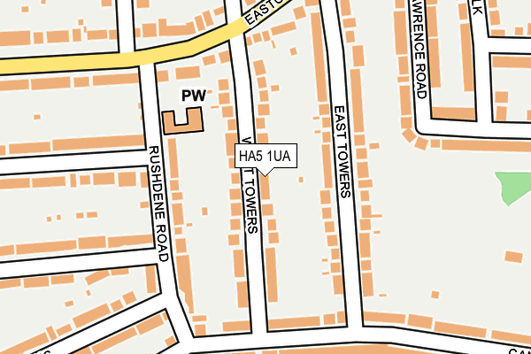 HA5 1UA map - OS OpenMap – Local (Ordnance Survey) HA5 1UA map - OS OpenMap – Local (Ordnance Survey)