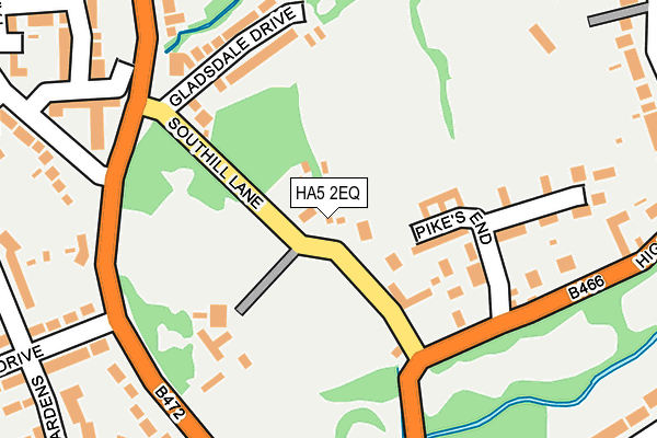 HA5 2EQ map - OS OpenMap – Local (Ordnance Survey) HA5 2EQ map - OS OpenMap – Local (Ordnance Survey)