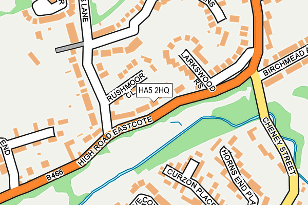 HA5 2HQ map - OS OpenMap – Local (Ordnance Survey) HA5 2HQ map - OS OpenMap – Local (Ordnance Survey)