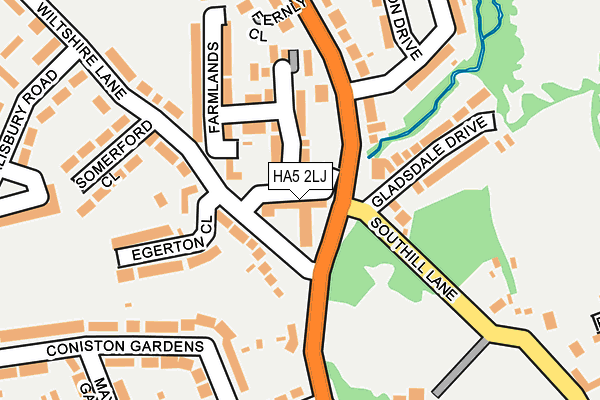 HA5 2LJ map - OS OpenMap – Local (Ordnance Survey) HA5 2LJ map - OS OpenMap – Local (Ordnance Survey)