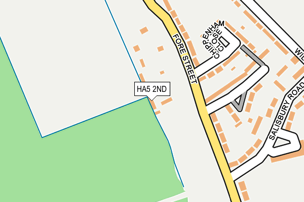 HA5 2ND map - OS OpenMap – Local (Ordnance Survey) HA5 2ND map - OS OpenMap – Local (Ordnance Survey)