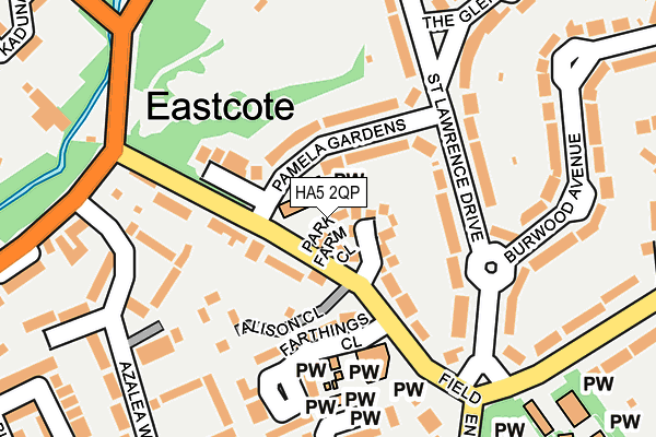 HA5 2QP map - OS OpenMap – Local (Ordnance Survey) HA5 2QP map - OS OpenMap – Local (Ordnance Survey)