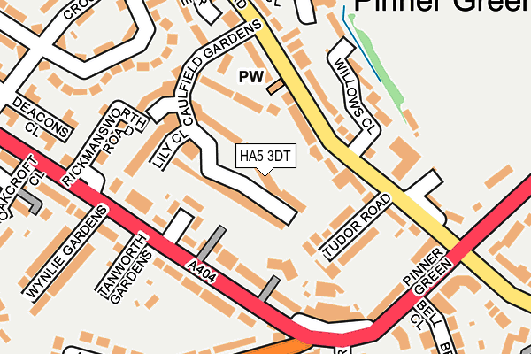 HA5 3DT map - OS OpenMap – Local (Ordnance Survey) HA5 3DT map - OS OpenMap – Local (Ordnance Survey)
