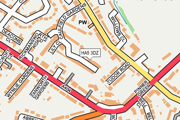 HA5 3DZ map - OS OpenMap – Local (Ordnance Survey) HA5 3DZ map - OS OpenMap – Local (Ordnance Survey)