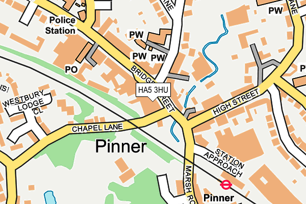 HA5 3HU map - OS OpenMap – Local (Ordnance Survey) HA5 3HU map - OS OpenMap – Local (Ordnance Survey)