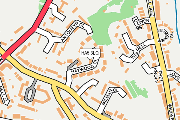 HA5 3LQ map - OS OpenMap – Local (Ordnance Survey) HA5 3LQ map - OS OpenMap – Local (Ordnance Survey)