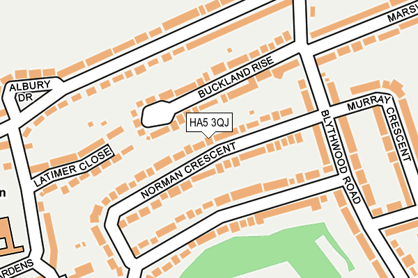 HA5 3QJ map - OS OpenMap – Local (Ordnance Survey) HA5 3QJ map - OS OpenMap – Local (Ordnance Survey)