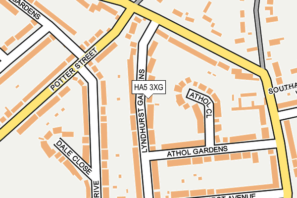 HA5 3XG map - OS OpenMap – Local (Ordnance Survey) HA5 3XG map - OS OpenMap – Local (Ordnance Survey)