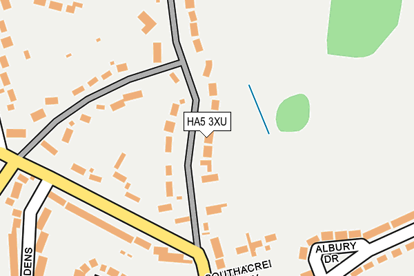 HA5 3XU map - OS OpenMap – Local (Ordnance Survey) HA5 3XU map - OS OpenMap – Local (Ordnance Survey)