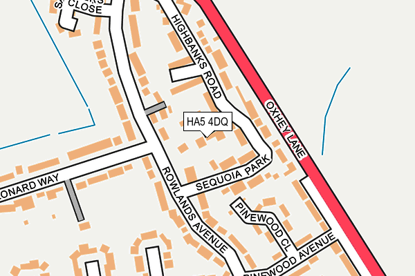 HA5 4DQ map - OS OpenMap – Local (Ordnance Survey) HA5 4DQ map - OS OpenMap – Local (Ordnance Survey)