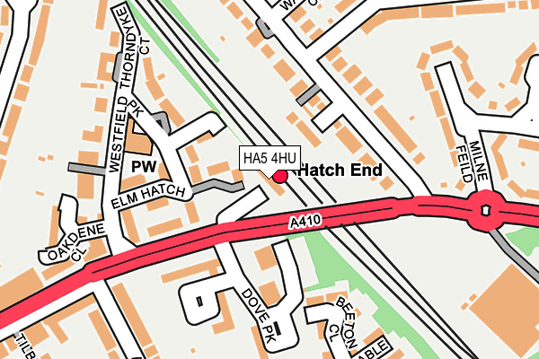 HA5 4HU map - OS OpenMap – Local (Ordnance Survey) HA5 4HU map - OS OpenMap – Local (Ordnance Survey)