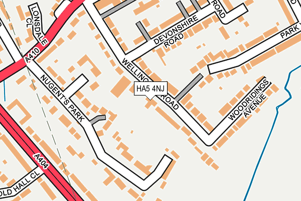 HA5 4NJ map - OS OpenMap – Local (Ordnance Survey) HA5 4NJ map - OS OpenMap – Local (Ordnance Survey)
