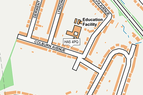 HA5 4PQ map - OS OpenMap – Local (Ordnance Survey) HA5 4PQ map - OS OpenMap – Local (Ordnance Survey)
