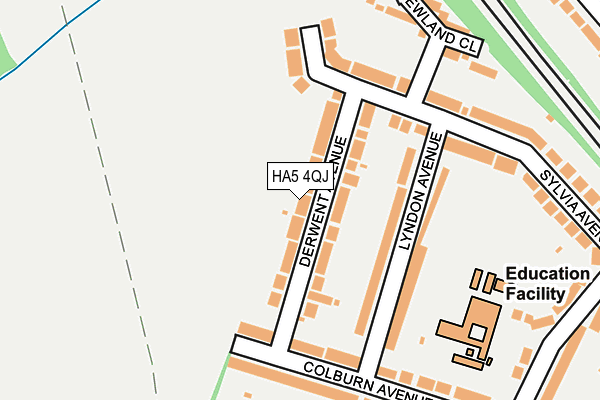 HA5 4QJ map - OS OpenMap – Local (Ordnance Survey) HA5 4QJ map - OS OpenMap – Local (Ordnance Survey)