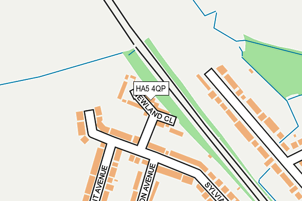HA5 4QP map - OS OpenMap – Local (Ordnance Survey) HA5 4QP map - OS OpenMap – Local (Ordnance Survey)