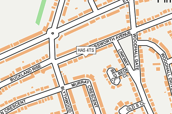 HA5 4TS map - OS OpenMap – Local (Ordnance Survey) HA5 4TS map - OS OpenMap – Local (Ordnance Survey)