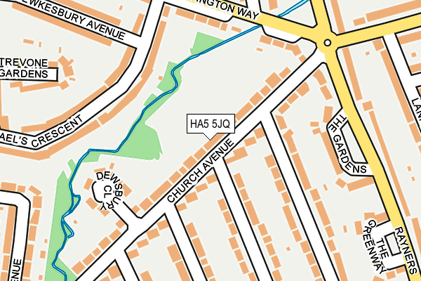 HA5 5JQ map - OS OpenMap – Local (Ordnance Survey) HA5 5JQ map - OS OpenMap – Local (Ordnance Survey)