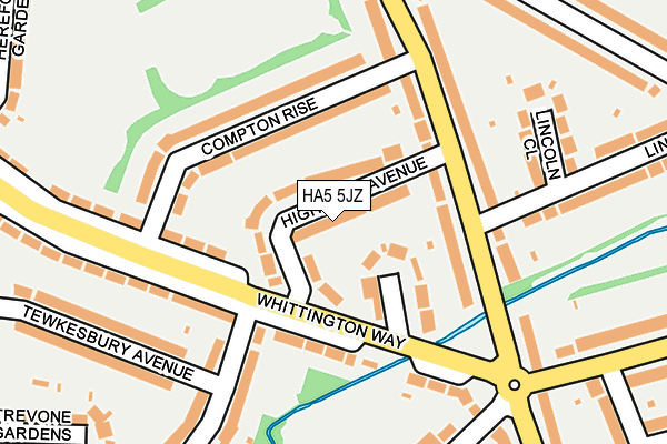HA5 5JZ map - OS OpenMap – Local (Ordnance Survey) HA5 5JZ map - OS OpenMap – Local (Ordnance Survey)