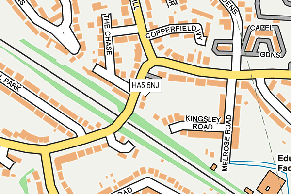 HA5 5NJ map - OS OpenMap – Local (Ordnance Survey) HA5 5NJ map - OS OpenMap – Local (Ordnance Survey)