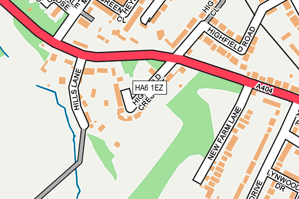 HA6 1EZ map - OS OpenMap – Local (Ordnance Survey) HA6 1EZ map - OS OpenMap – Local (Ordnance Survey)
