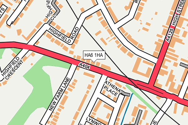 HA6 1HA map - OS OpenMap – Local (Ordnance Survey) HA6 1HA map - OS OpenMap – Local (Ordnance Survey)