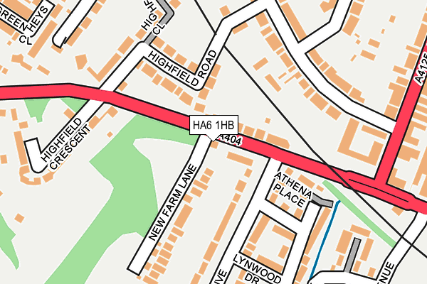 HA6 1HB map - OS OpenMap – Local (Ordnance Survey) HA6 1HB map - OS OpenMap – Local (Ordnance Survey)