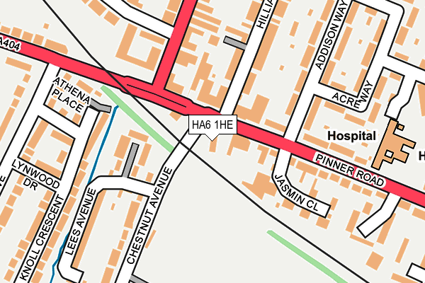 HA6 1HE map - OS OpenMap – Local (Ordnance Survey) HA6 1HE map - OS OpenMap – Local (Ordnance Survey)