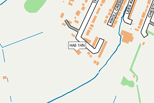 HA6 1HN map - OS OpenMap – Local (Ordnance Survey) HA6 1HN map - OS OpenMap – Local (Ordnance Survey)
