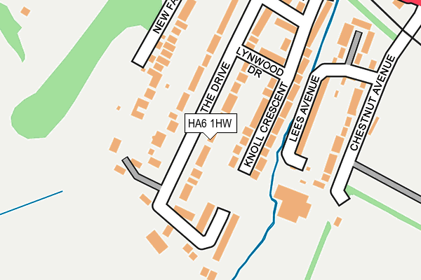 HA6 1HW map - OS OpenMap – Local (Ordnance Survey) HA6 1HW map - OS OpenMap – Local (Ordnance Survey)