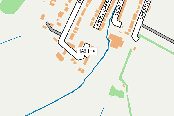 HA6 1HX map - OS OpenMap – Local (Ordnance Survey) HA6 1HX map - OS OpenMap – Local (Ordnance Survey)