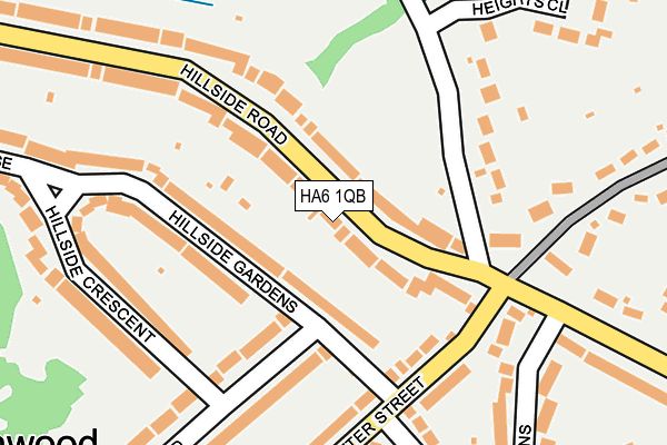 HA6 1QB map - OS OpenMap – Local (Ordnance Survey) HA6 1QB map - OS OpenMap – Local (Ordnance Survey)
