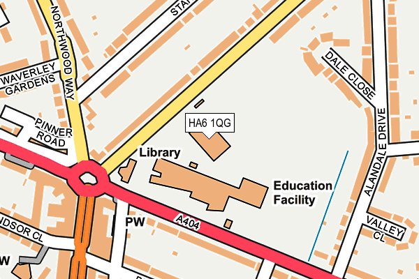 HA6 1QG map - OS OpenMap – Local (Ordnance Survey) HA6 1QG map - OS OpenMap – Local (Ordnance Survey)