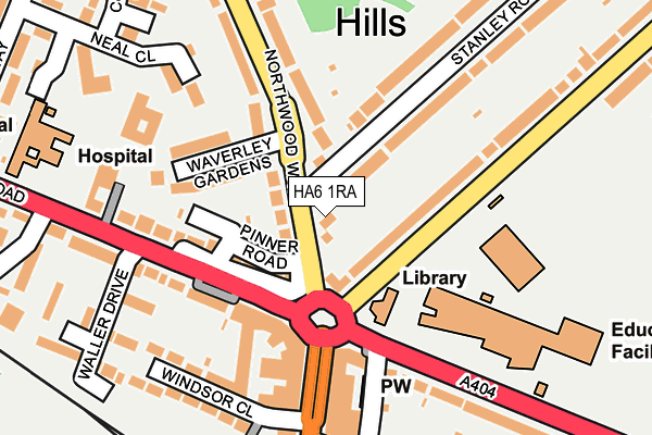 HA6 1RA map - OS OpenMap – Local (Ordnance Survey) HA6 1RA map - OS OpenMap – Local (Ordnance Survey)