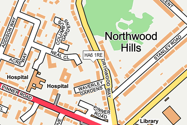 HA6 1RE map - OS OpenMap – Local (Ordnance Survey) HA6 1RE map - OS OpenMap – Local (Ordnance Survey)