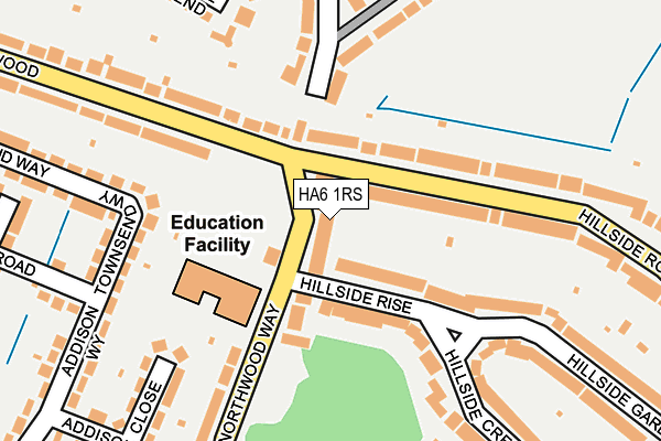 HA6 1RS map - OS OpenMap – Local (Ordnance Survey) HA6 1RS map - OS OpenMap – Local (Ordnance Survey)